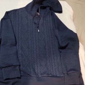 RBX Navy Men's Textured Knit Sweater